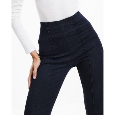 Indigo Pull-On Sculpt Bootcut Jeans