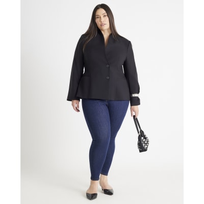 Indigo Pull-On Sculpt Skinny Jeans