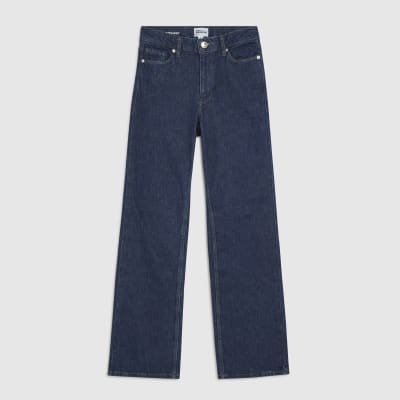 Indigo Relaxed Straight Leg Jeans