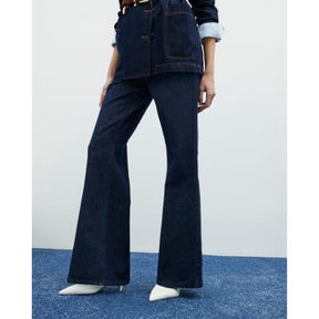 Indigo Wide Leg Jeans