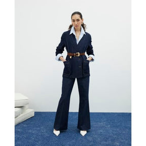 Indigo Wide Leg Jeans