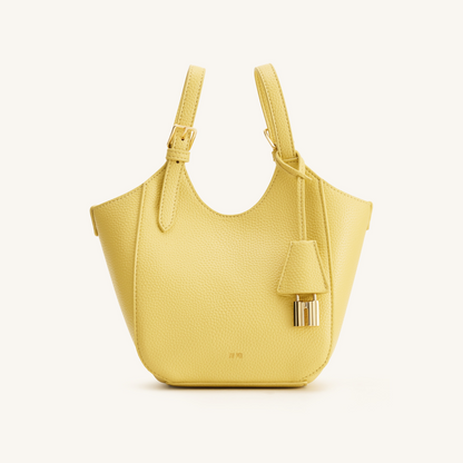 Ines Padlock Tote Bag - Yellow