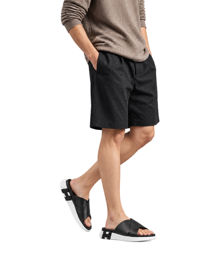 Infra sandal in Noir