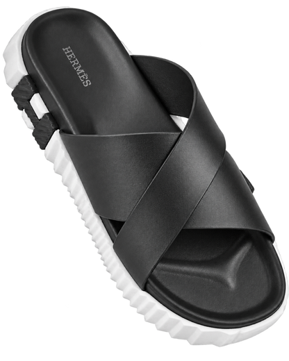 Infra sandal in Noir