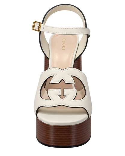 Interlocking G cut-out sandals