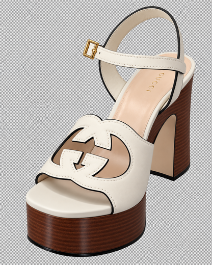 Interlocking G cut-out sandals