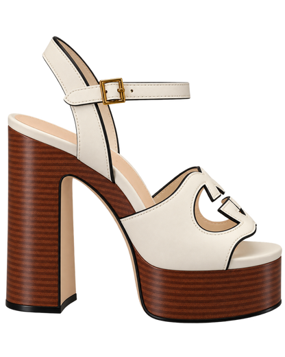 Interlocking G cut-out sandals