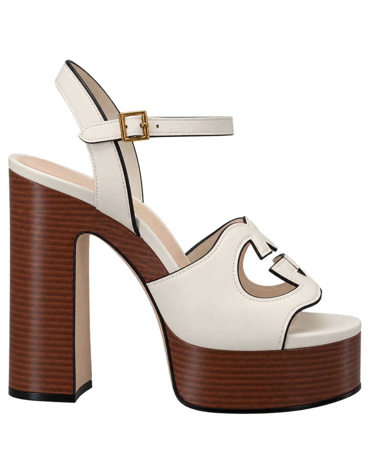Interlocking G cut-out sandals