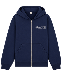 International Zip Hoodie - Navy