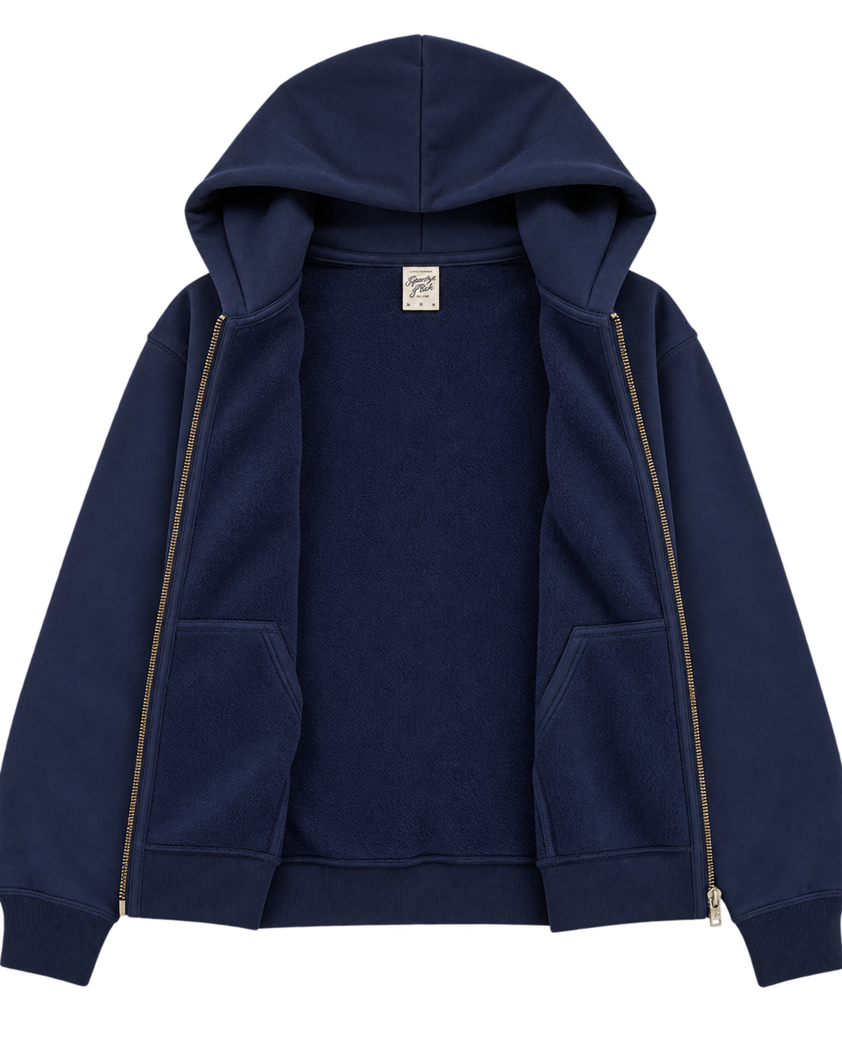 International Zip Hoodie - Navy