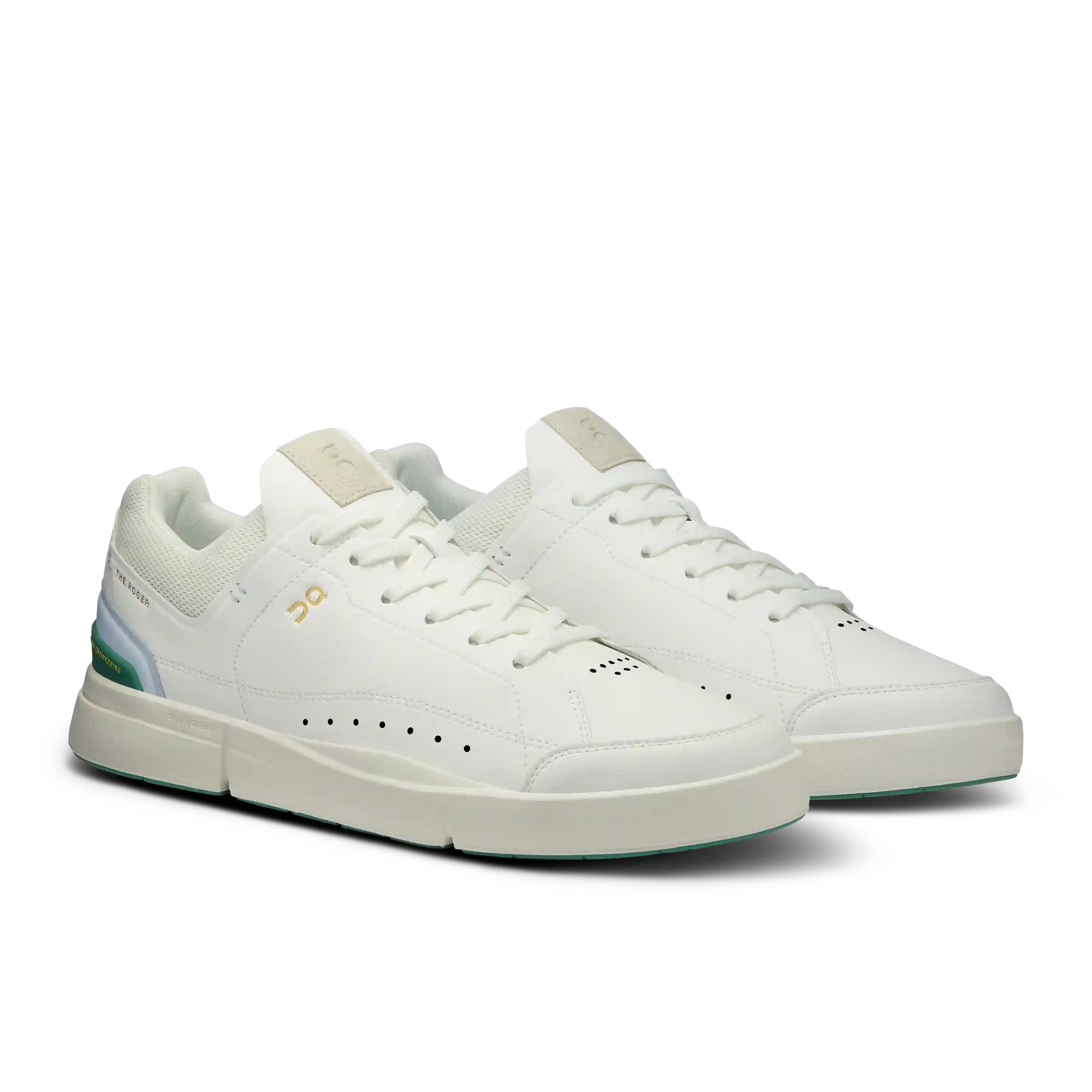 THE ROGER Centre Court White Green On Running