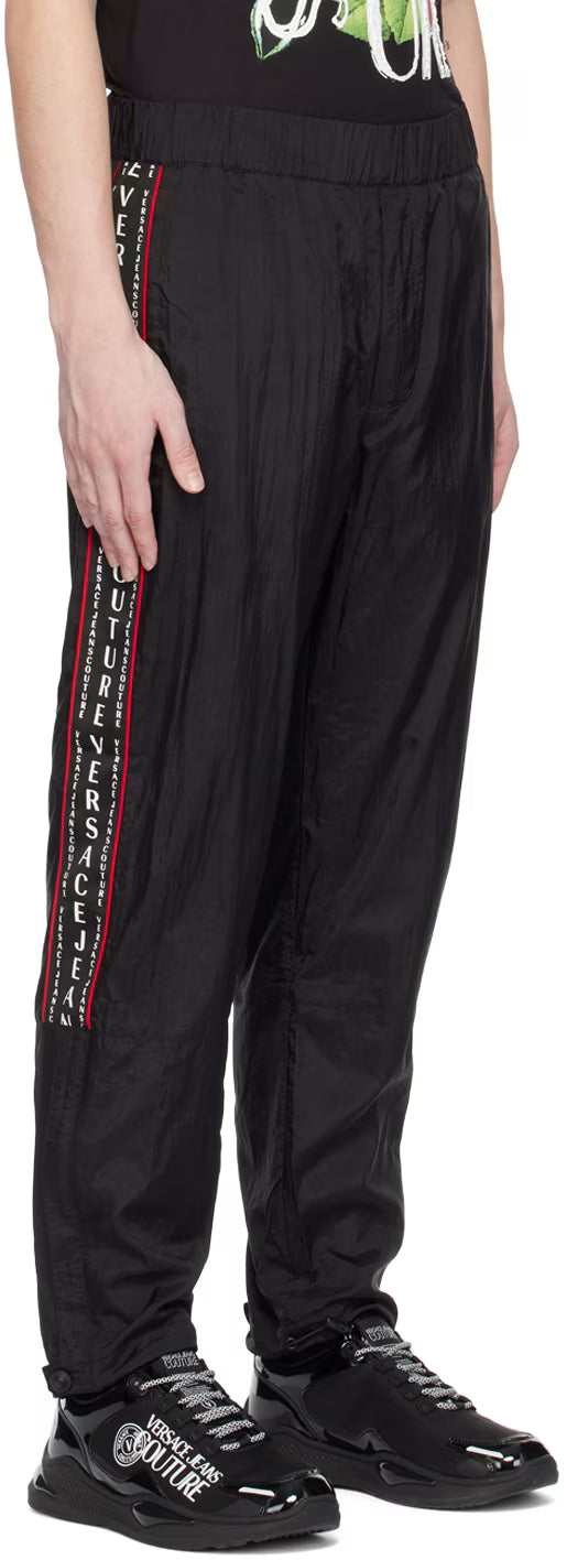 Black Grosgrain Trousers