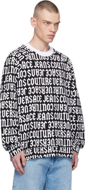 Black & White Logomania Sweatshirt