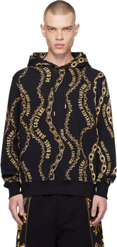 Black Chain Couture Hoodie