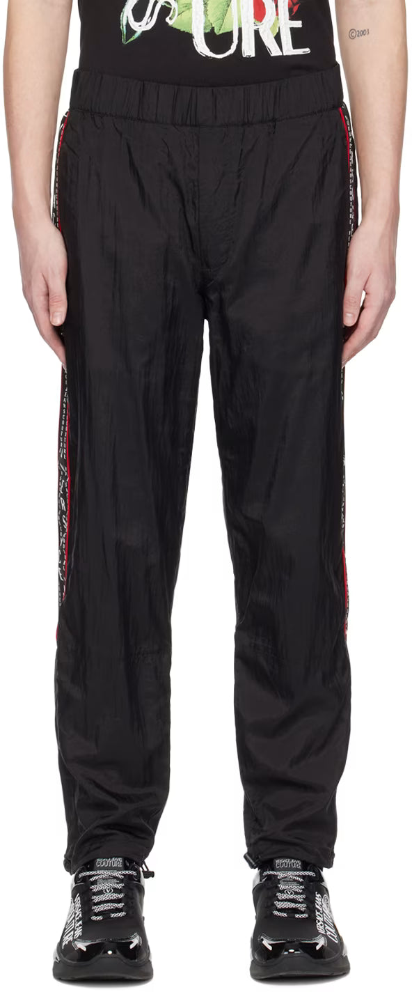 Black Grosgrain Trousers