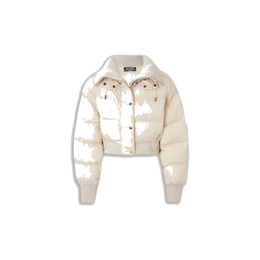 JACQUEMUS Caraco layered ribbed-knit and quilted shell jacket