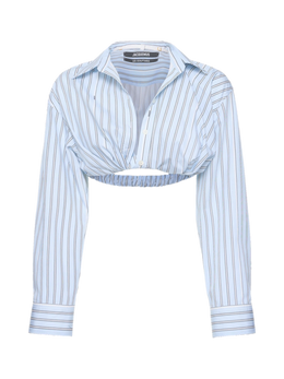Jacquemus La Chemise Bahia Courte cotton shirt