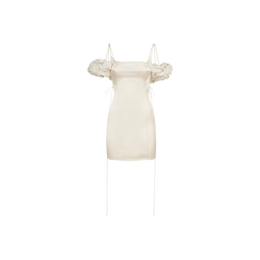 Jacquemus La Mini Robe Chouchou satin mini dress