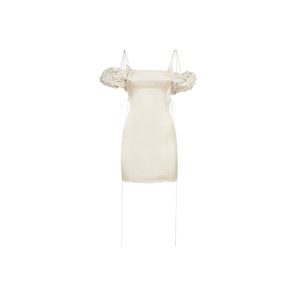 Jacquemus La Mini Robe Chouchou satin mini dress