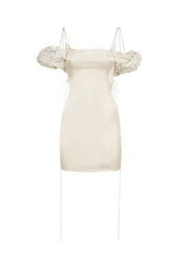 Jacquemus La Mini Robe Chouchou satin mini dress