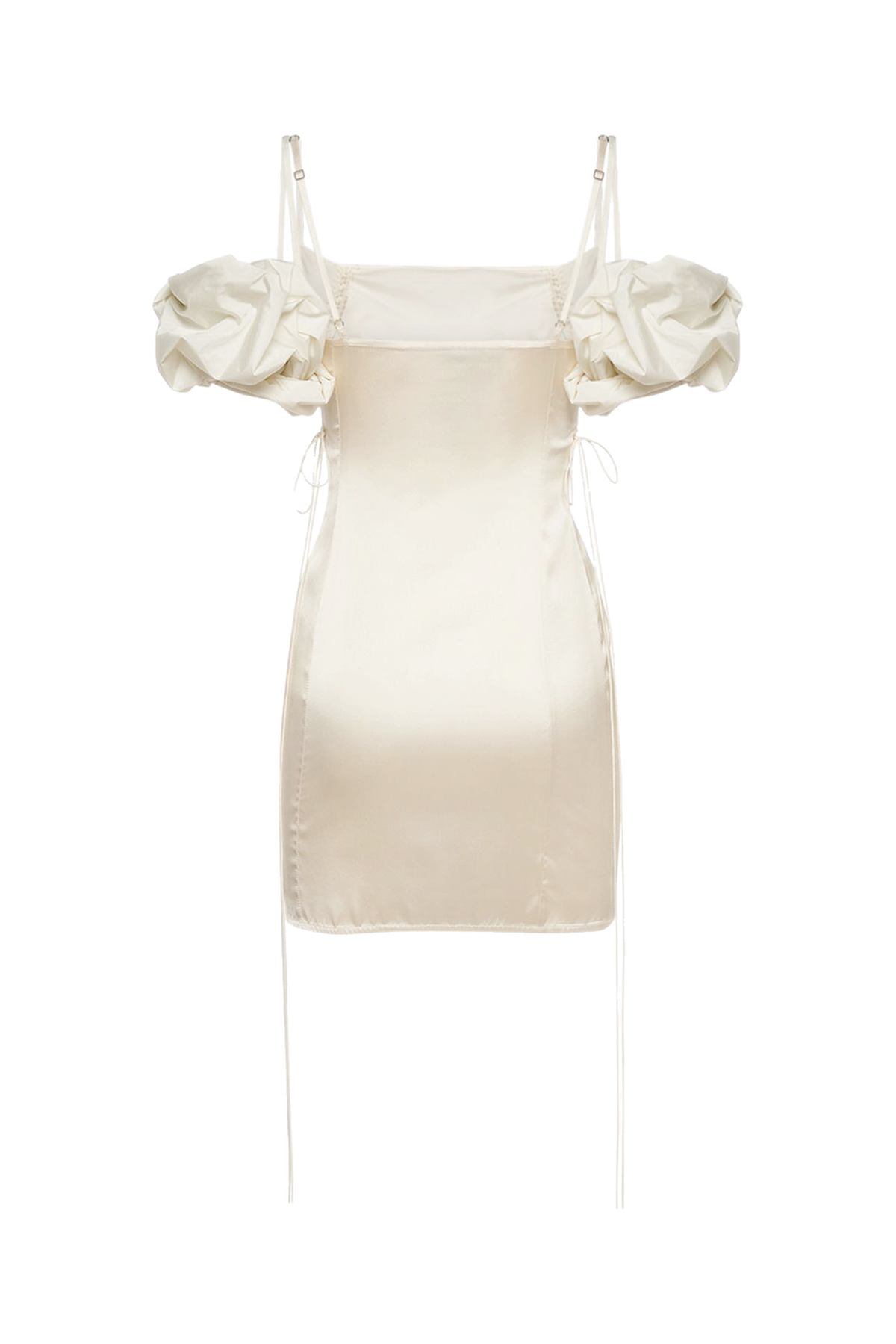 Jacquemus La Mini Robe Chouchou satin mini dress