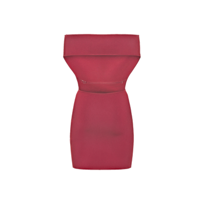 Jacquemus La Robe Cubista rib knit mini dress