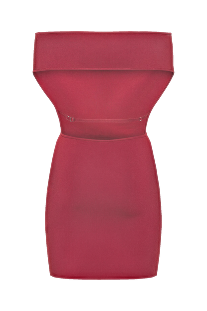 Jacquemus La Robe Cubista rib knit mini dress