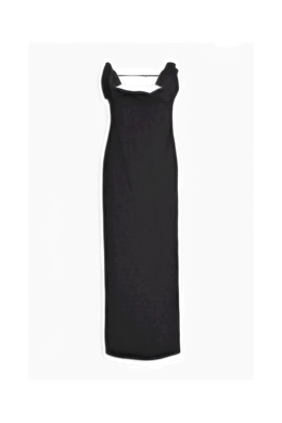 JACQUEMUS La Robe Maille twisted stretch-knit maxi dress