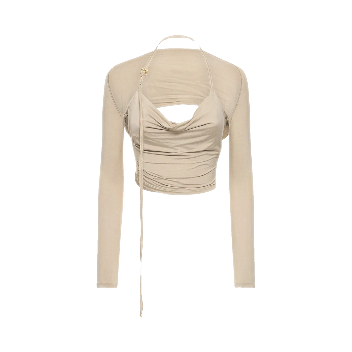 Jacquemus Le Haut Peplo jersey top