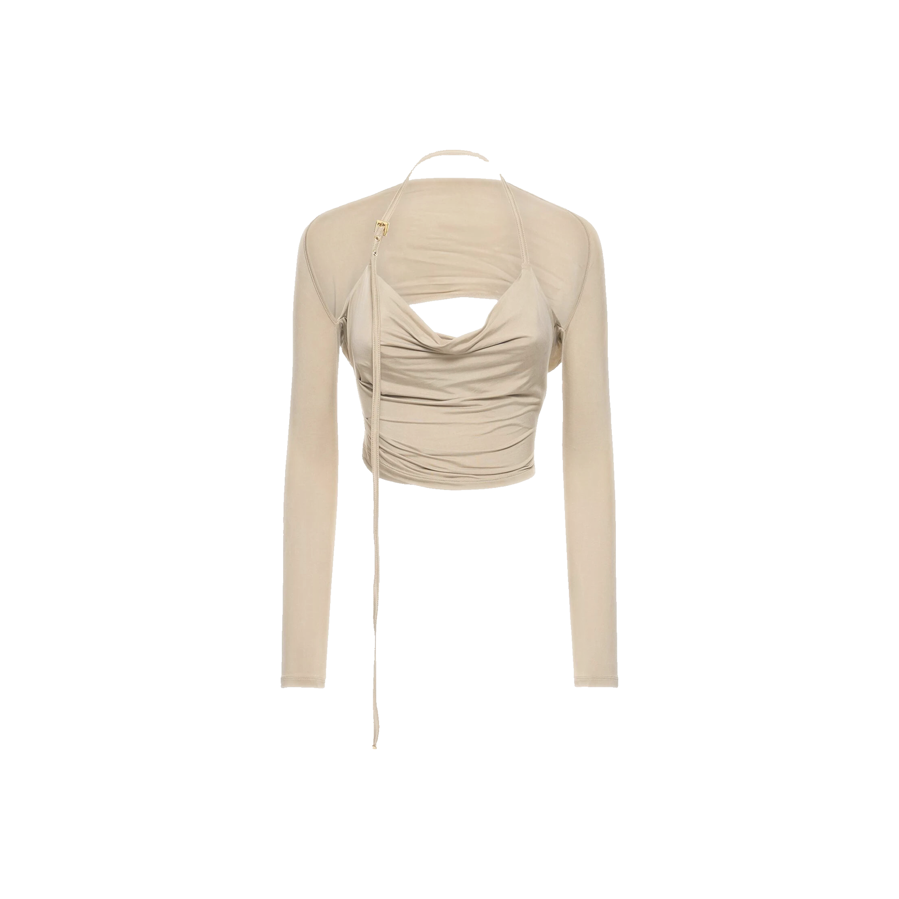 Jacquemus Le Haut Peplo jersey top