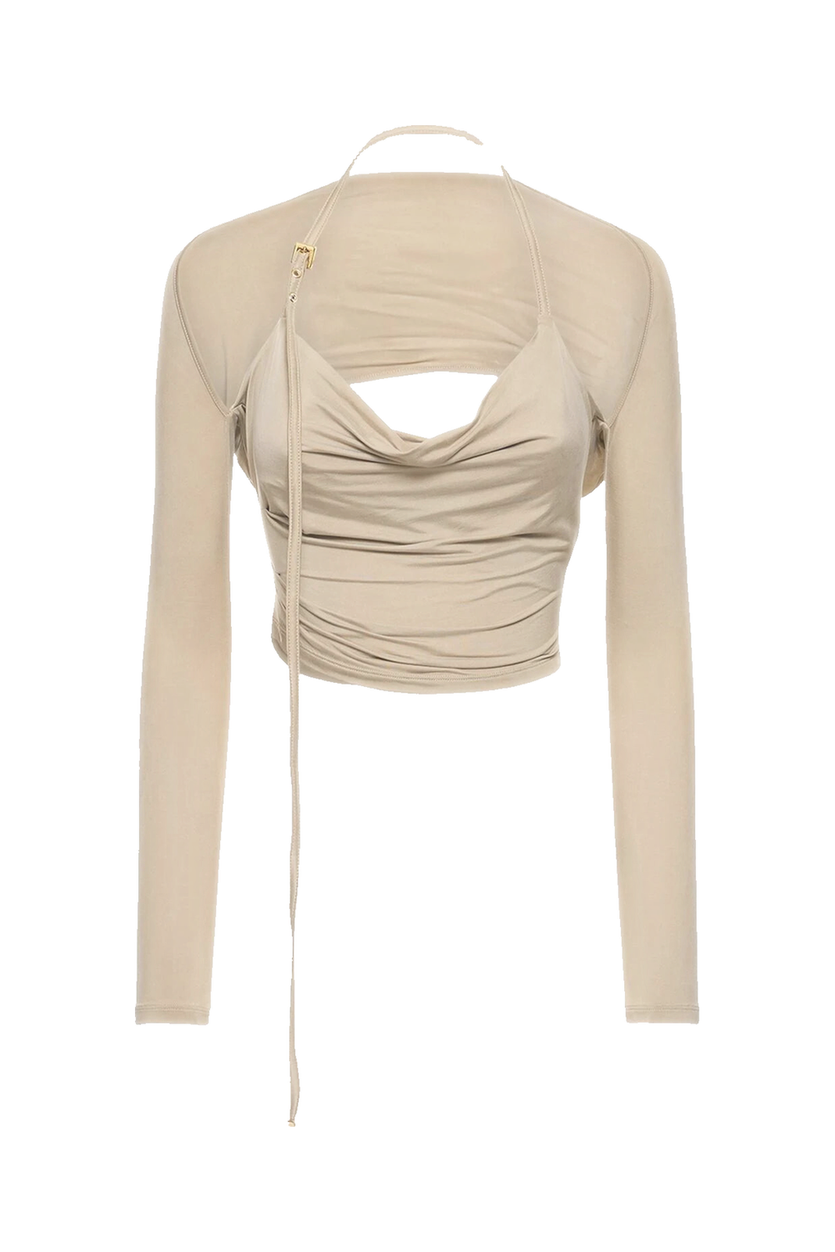 Jacquemus Le Haut Peplo jersey top