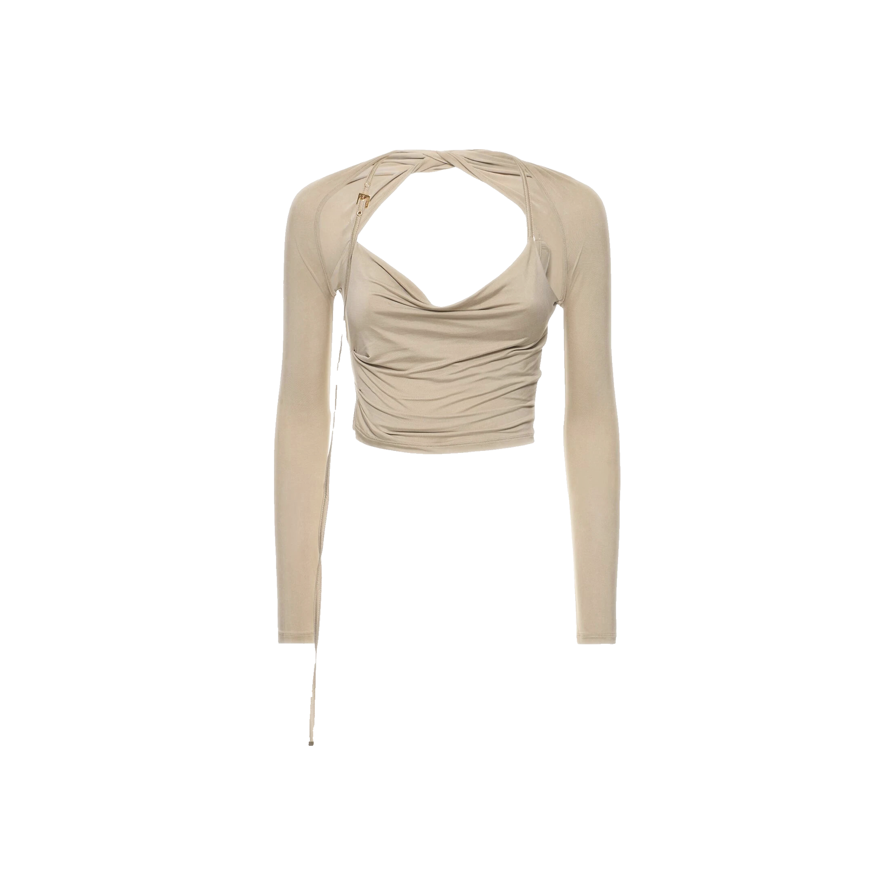 Jacquemus Le Haut Peplo jersey top