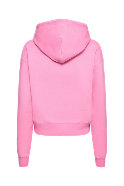 Jacquemus Le Hoodie Gros Grain cotton crop hoodie