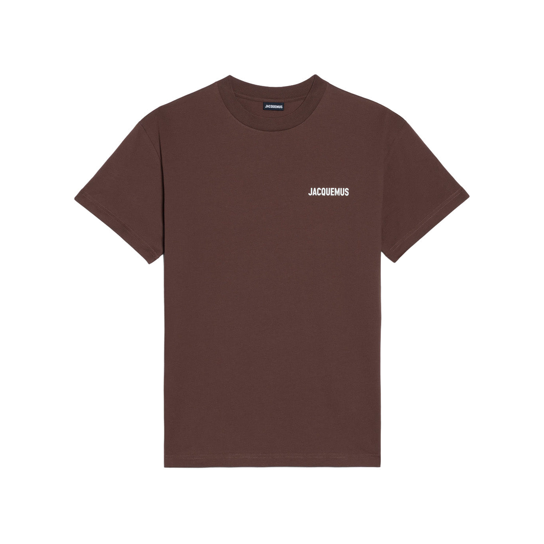 Jacquemus Le Logo Printed T-Shirt in Brown