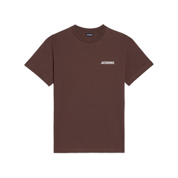 Jacquemus Le Logo Printed T-Shirt in Brown
