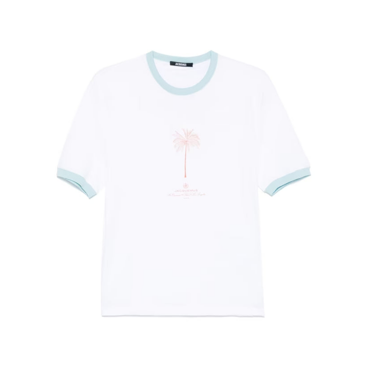 Jacquemus White Logo Print T-Shirt