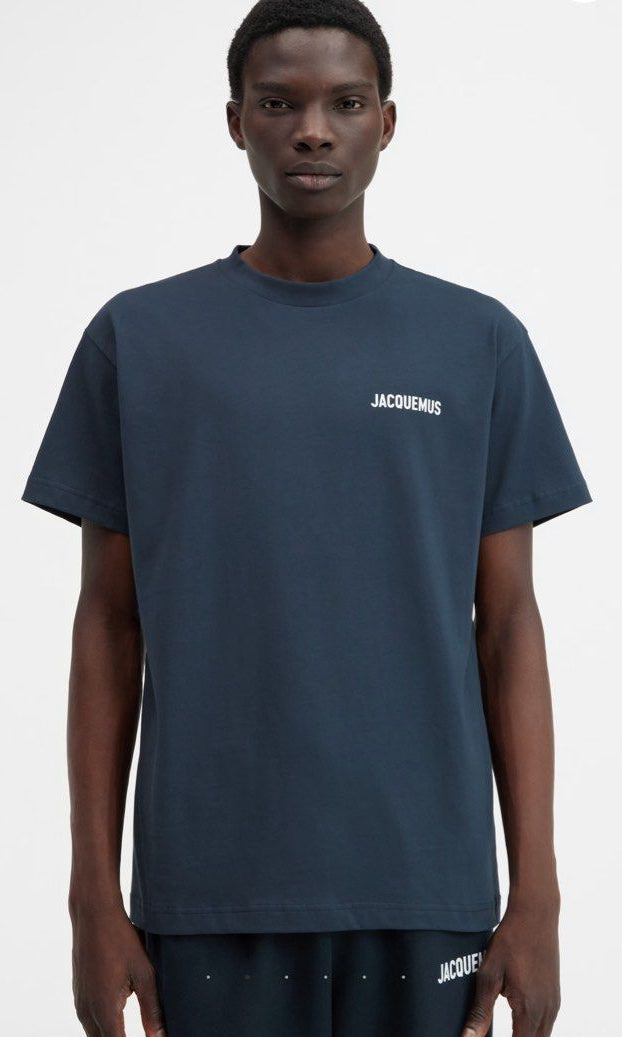 Jacquemus Le Logo T-Shirt Dark Blue