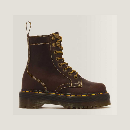 Jadon Boot Arc Crazy Horse Platforms — Brown