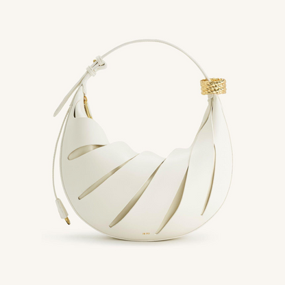 Jana Hollow Out Shoulder Bag - White