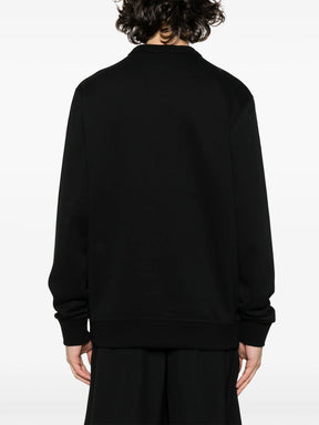 Burberry Logo Print Sweatshirt in Black