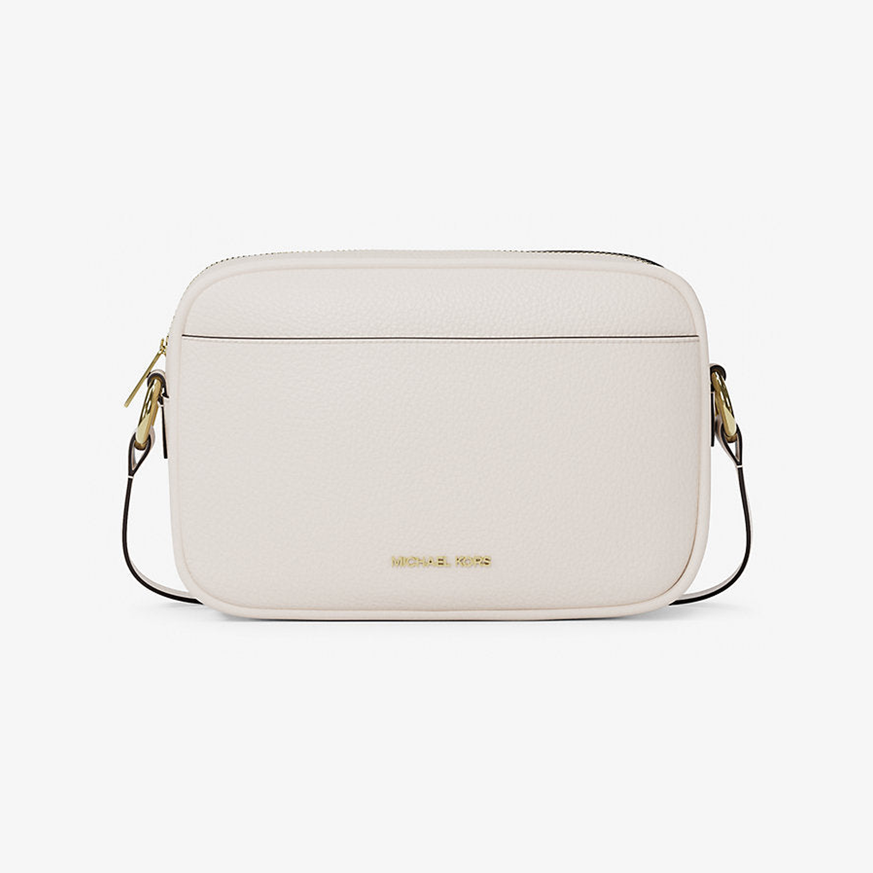 Jet Set Large Pebbled Leather Camera Crossbody Bag