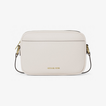 Jet Set Large Pebbled Leather Camera Crossbody Bag