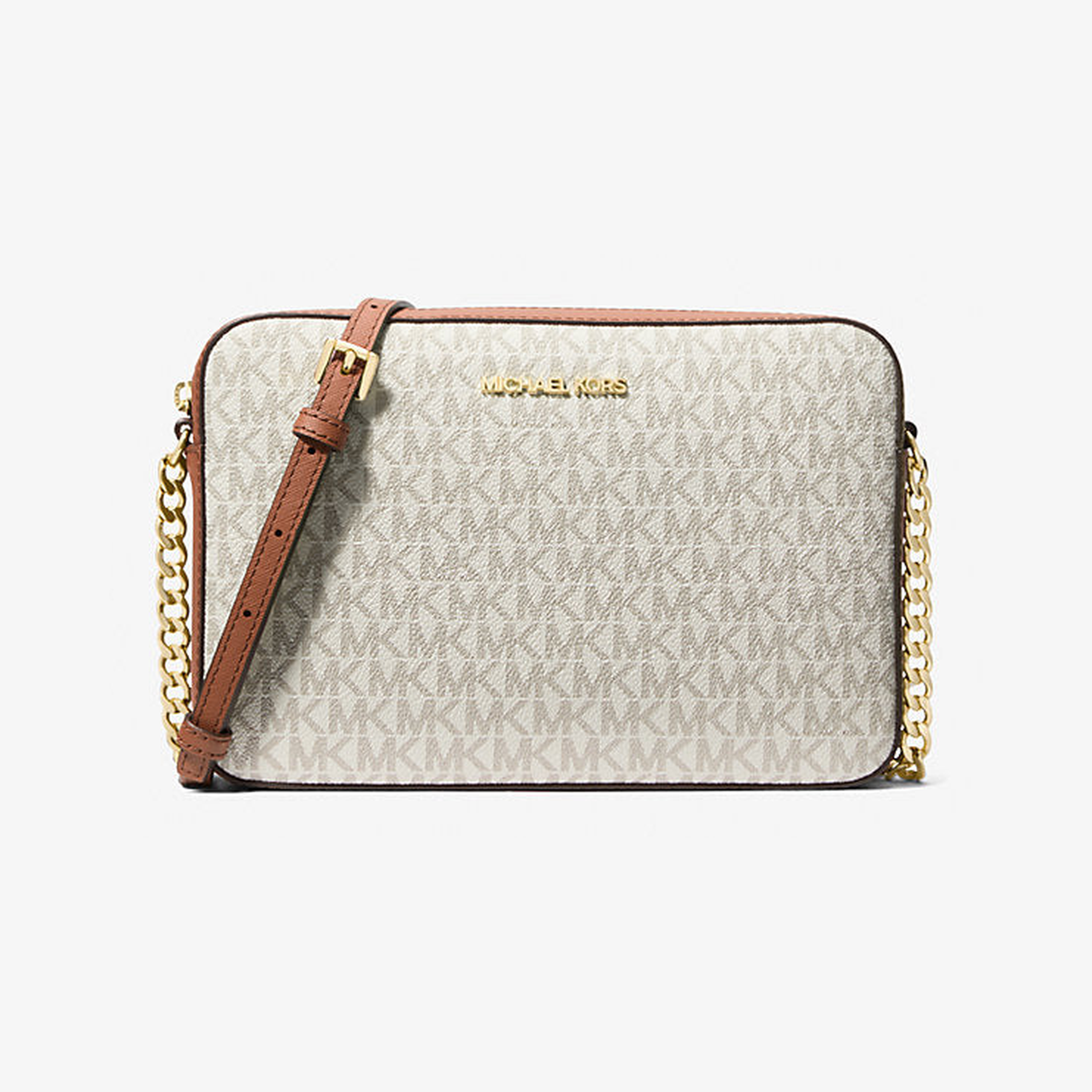 Jet Set Large Printed Logo Crossbody Bag