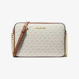 Jet Set Large Printed Logo Crossbody Bag
