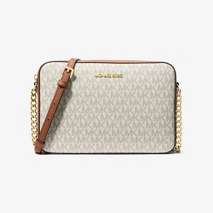 Jet Set Large Printed Logo Crossbody Bag