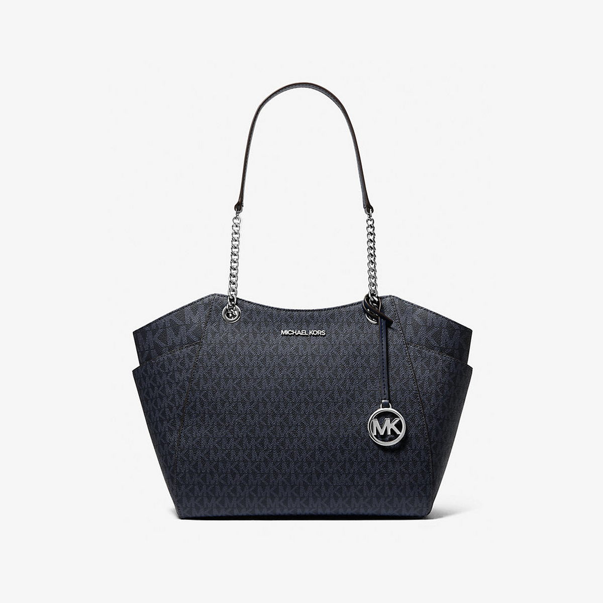Jet Set Large Signature Logo Shoulder Bag