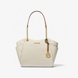 Jet Set Large Signature Logo Shoulder Bag