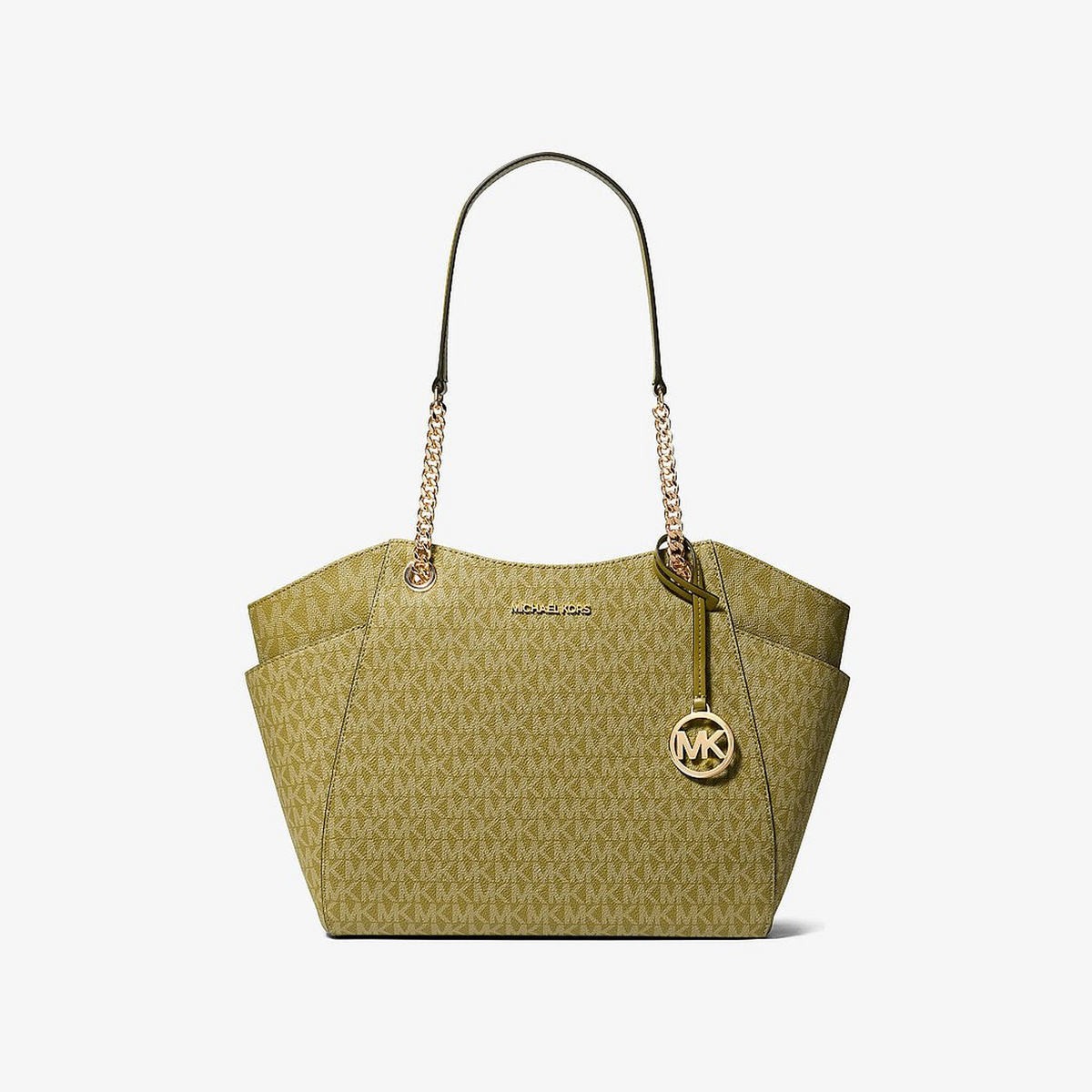 Jet Set Large Signature Logo Shoulder Bag