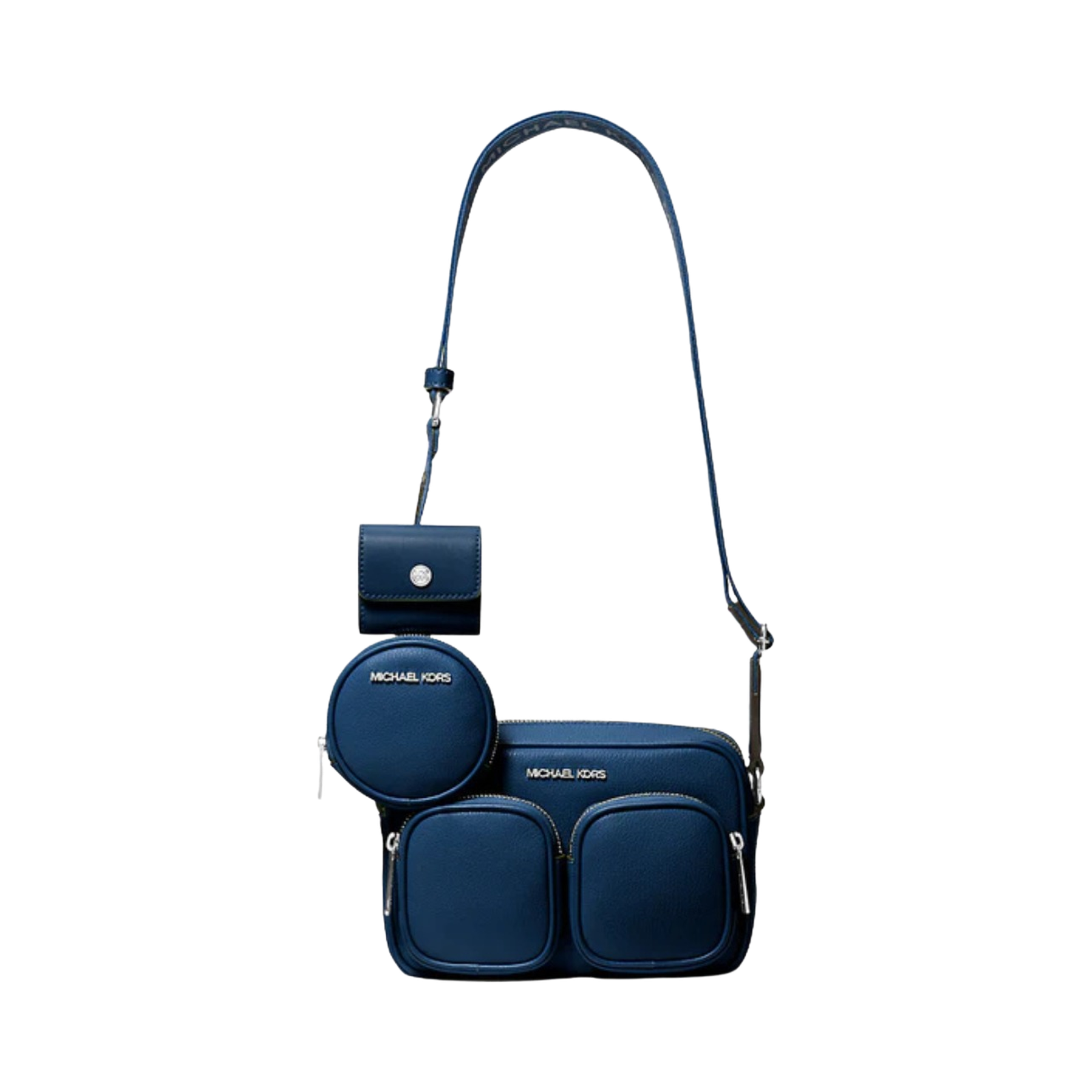 Jet Set Leather Medium Crossbody Bag with Case for Apple Airpods Pro®