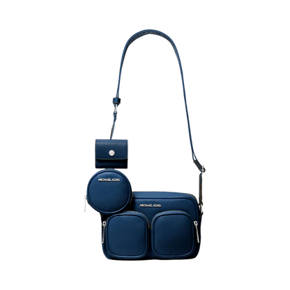 Jet Set Leather Medium Crossbody Bag with Case for Apple Airpods Pro®